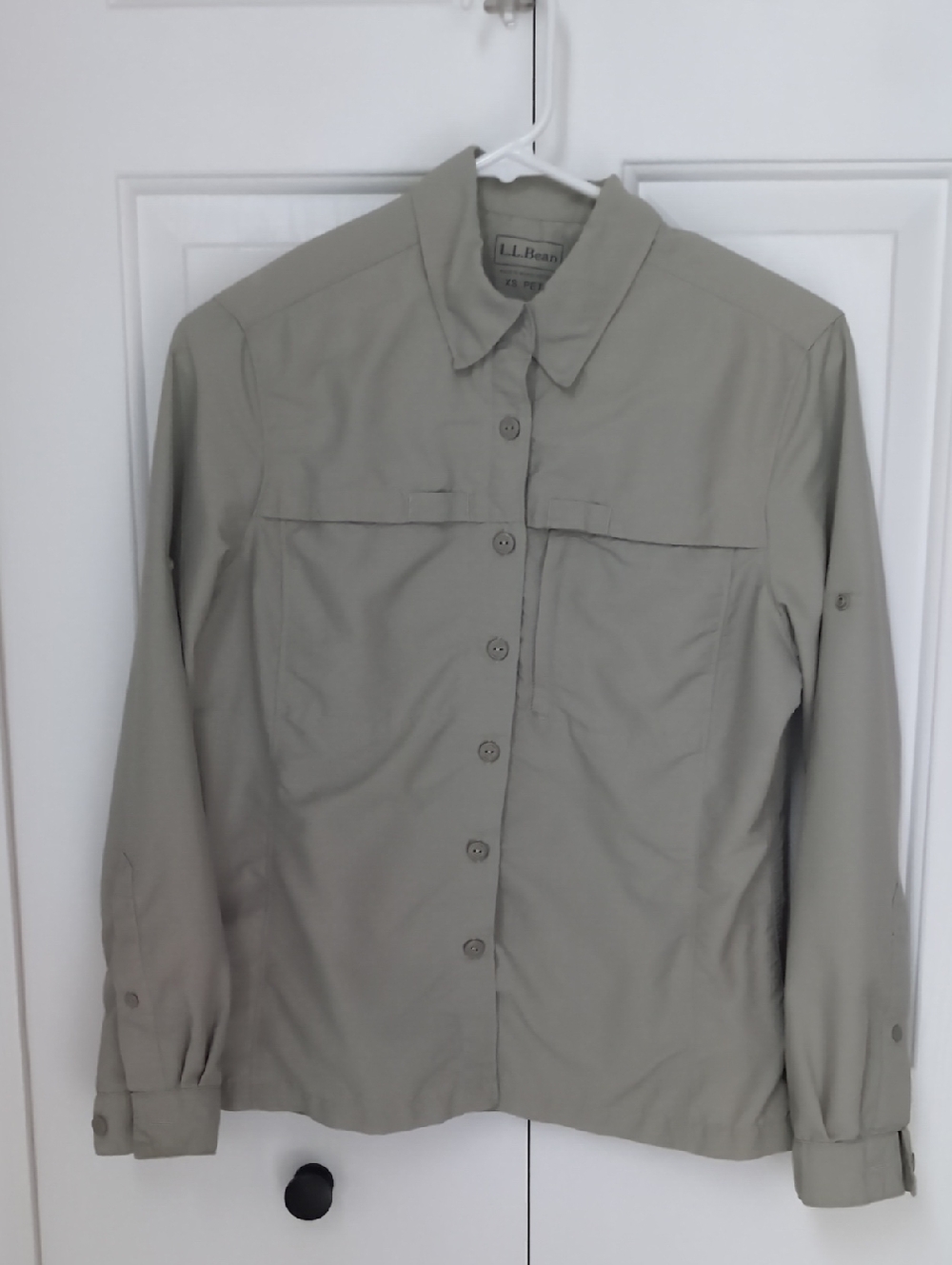 L.L. Bean Petite Tropicwear Long Sleeve Fishing Hiking Shirt